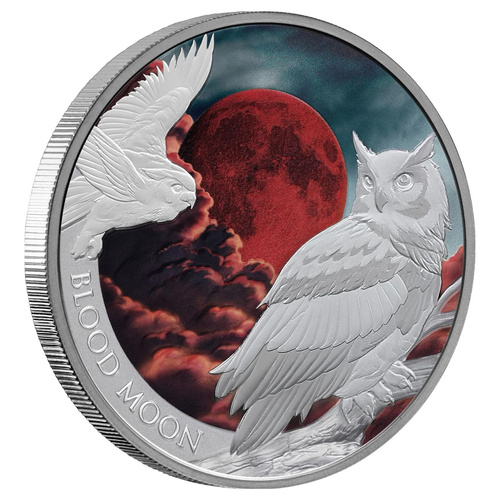 Tuvalu 2026 Blood Moon $1 1oz Silver Proof Coin