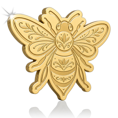 Solomon Islands 2026 $10 1/1000th Gold Honey Bee Coin