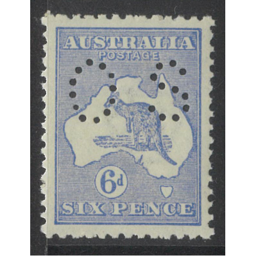 Kangaroo 3rd WMK 9d Stamp Pale Violet Die IIB SG39b MLH