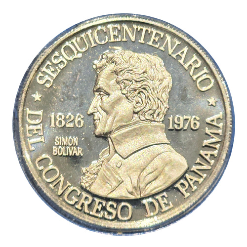 Panama 1976 Platinum Proof 150 Balboas Coin 150th Anniversary Congress