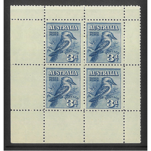 Australia 1928 3d Kookaburra Mini Sheet SG106a (some gum discolouration) MUH