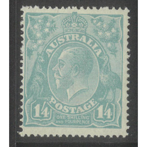 Australia KGV Stamp Single Crown WMK 1/4 Blue SG66 MUH
