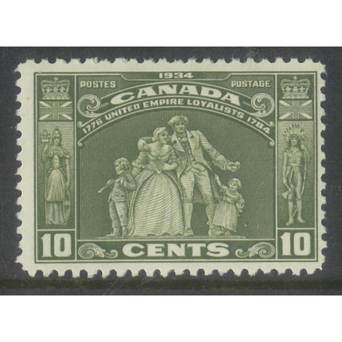 Canada 1934 10c Stamp Loyalists Arrival Anniversary SG333 MUH #4-14