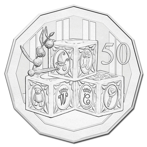 Australia 2015 Royal Baby of the Dule & Duchess of Cambridge 50c UNC Coin in Card