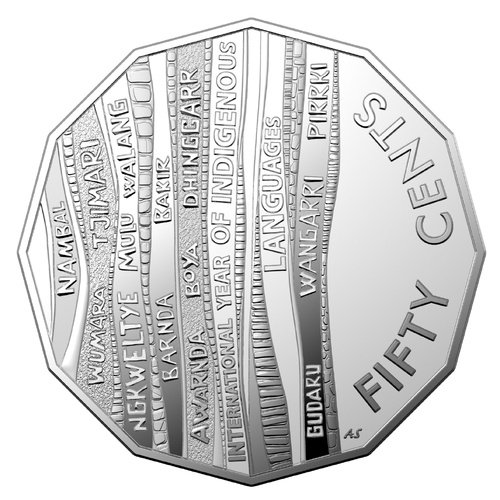 Australia 2019 Indigenous Languages 50c UNC Coin in Card