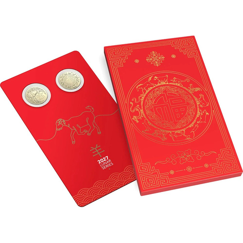 Australia 2027 $1 Year Of The Goat Uncirculated Two-Coin Set