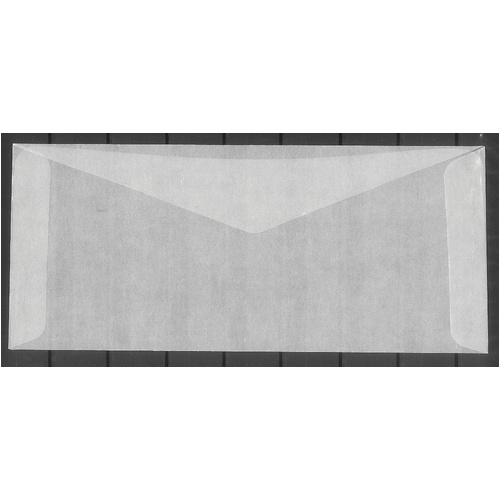 Glassine Envelopes Size No.10 - 105 x 241.3 mm Pack of 50 (Top Opening)