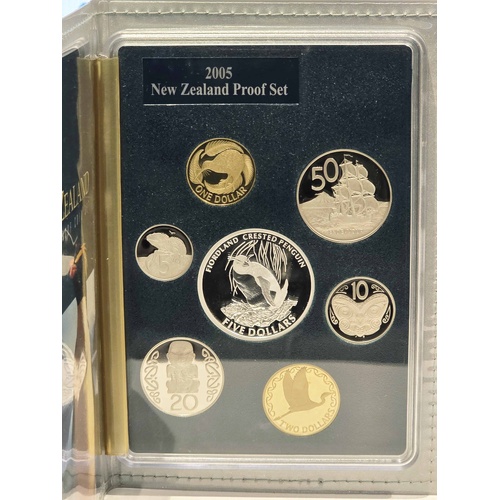 New Zealand 2005 7-Coin Proof Set