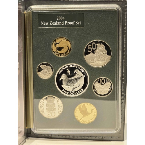 New Zealand 2004 7-Coin Proof Set