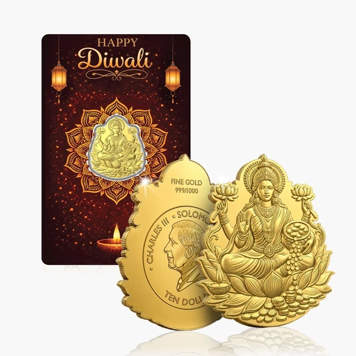 Solomon Islands 2026 Happy Diwali 1/1000oz Solid Gold Coin
