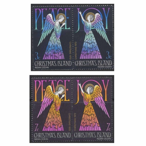 Christmas Island 1972 Stamps Christmas Set of 4