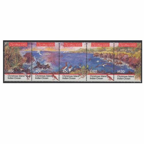 Christmas Island Stamp 1992 Christmas Set of 5