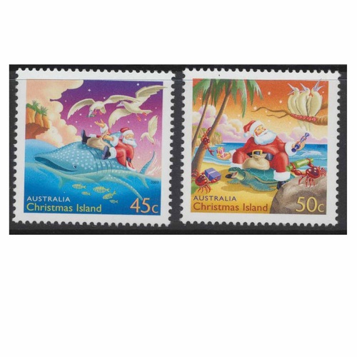 Christmas Island Stamps 2003 Christmas Set of 2