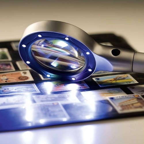 Lighthouse Illuminated Magnifier 2.5X Magnification 55mm 8 LEDs