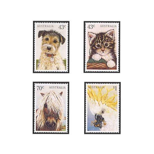 Australia 1991 (292) Australian Pets Set of 4 MUH SG 1299/302