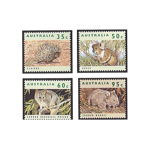 Australia 1992 (309) Australian Wildlife Definitive Set of 4 MUH SG 1362, 1364/5, 1369