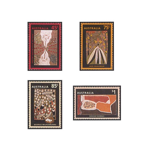 Australia 1993 (315) Dreaming - Aboriginal Paintings Set of 4 MUH SG 1388/91