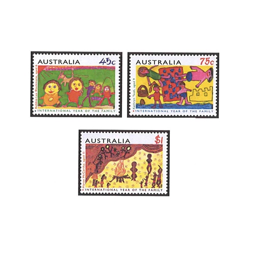 Australia 1994 (334) International Year of the Family Set of 3 SG 1450/52