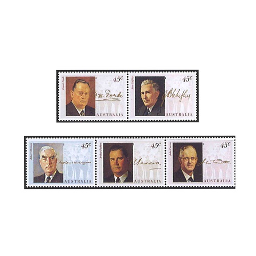 Australia 1994 (338) Wartime Prime Ministers of Australia SG 1470/74