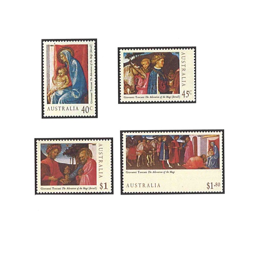 Australia 1994 (342) Christmas Set of 4 MUH SG 1487/90