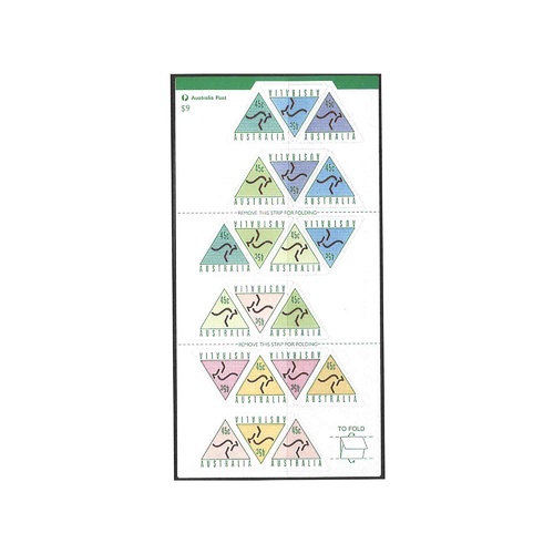 Australia 1994 (344) Triangular ATM Stamps MUH Sheet SG 1495/502