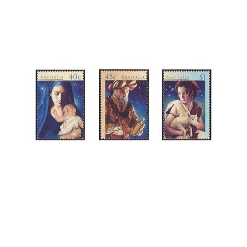 Australia 1996 (381) Christmas Set of 3 MUH SG 1656/58