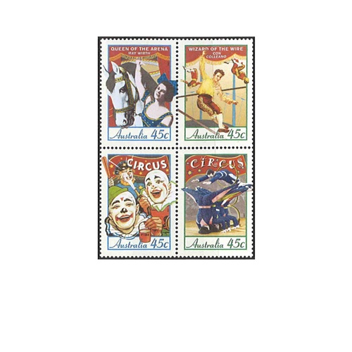 Australia 1997 (387) Commemorating 150 Years of Circus in Australia SG 1675/78