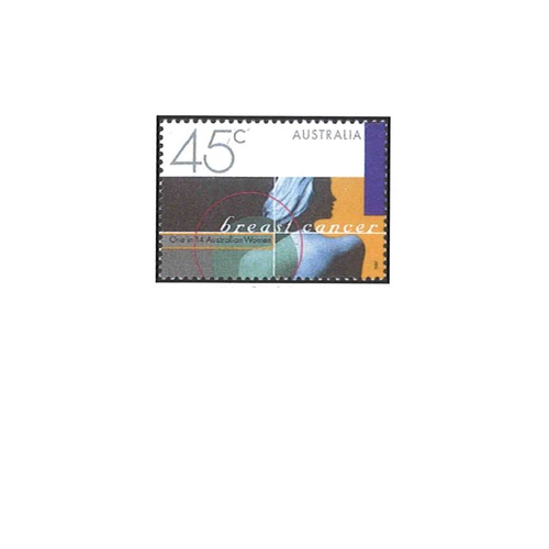 Australia 1997 (400) Breast Cancer Awareness MUH SG 1722