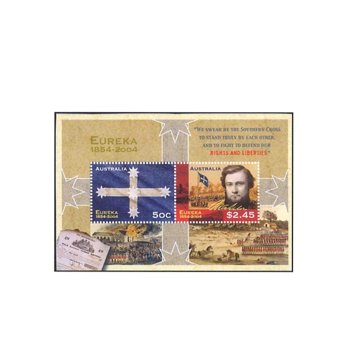 Australia 2004 (539) Eureka 1854-2004 Mini Sheet MUH SG MS2398