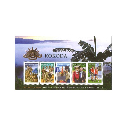 Australia 2010 (707) Kokoda Mini Sheet MUH SG MS3379