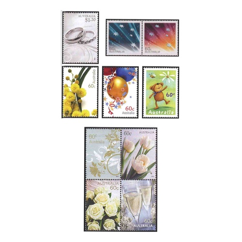 Australia 2010 (719) Special Occasions Set of 10 MUH SG 3449/58