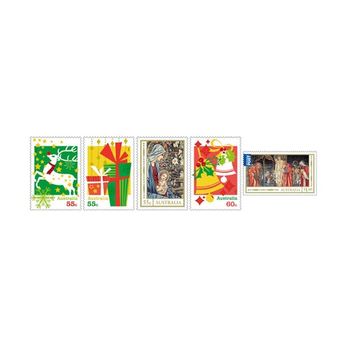 Australia 2012 (808) Christmas Set of 5 MUH SG 3882/3, 3886/8