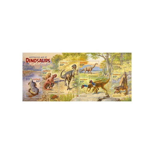 Australia 2013 (843) Dinosaurs mini sheet MUH SG MS4067