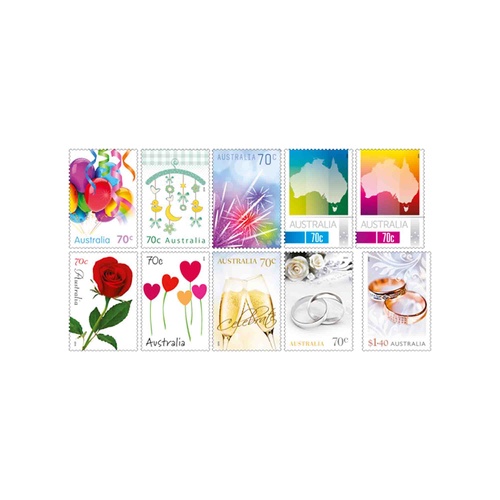 Australia 2014 (861) Special Occasions Set of 10 MUH SG 4145/54