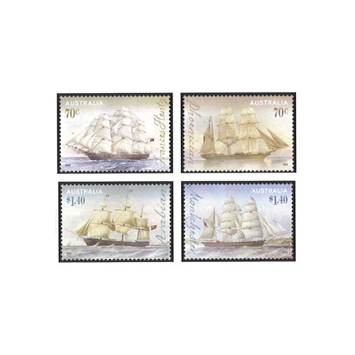Australia 2015 (897) Era of Sail Clipper Ships set of 4 MUH SG 4324/27
