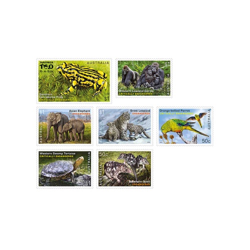 Australia 2016 (955) Endangered Wildlife Set of 7 MUH SG 4629/35