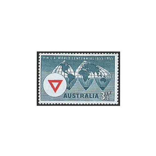 Australia 1955 (SG286) World Centenary YMCA single stamp MUH