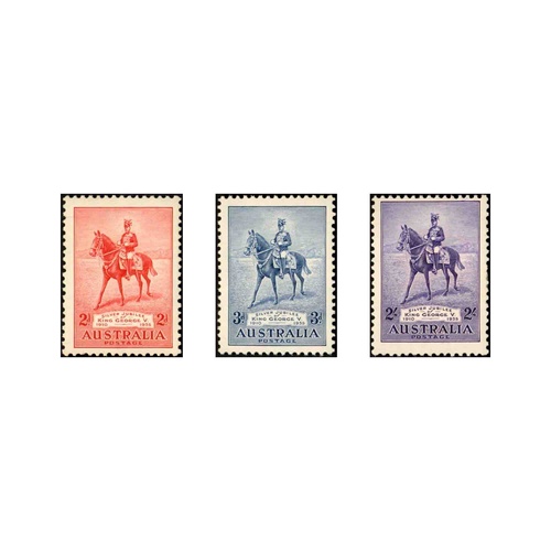 Australia 1935 (SG156/8) Silver Jubilee of King George V Set of 3 MUH