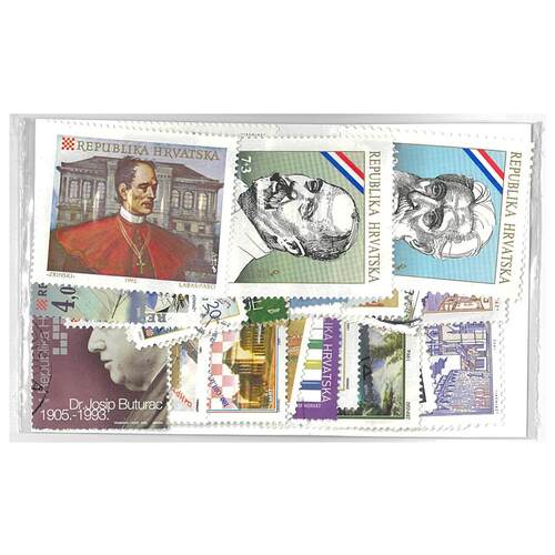 Croatia (New Republic After 1991) - 50 Different Stamps Mint & Used Mixed in Bag