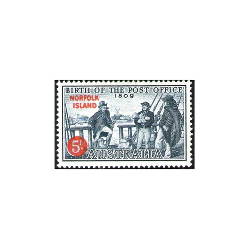 1959 (SG23) Norfolk Island Anniv. of Australia Post Office MUH