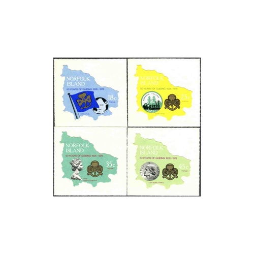 1978 (SG203/6) Norfolk Isl. 50th Anniv of Girl Guides Set of 4 MUH