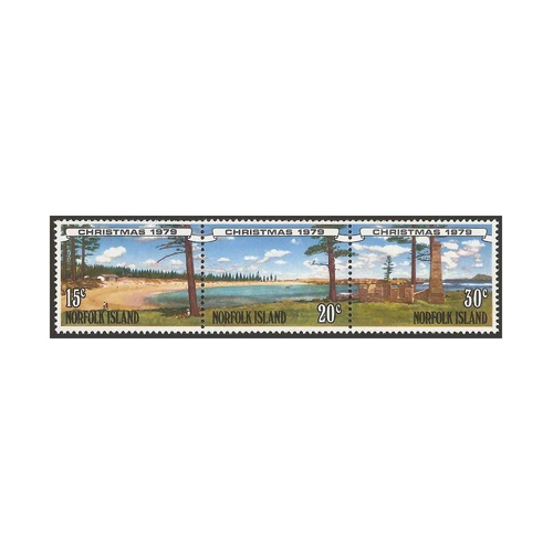 1979 (SG 230/2) Norfolk Isl. Christmas Set of 3 MUH
