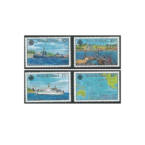 1983 (SG 314/17) Norfolk Isl. World Communications Year