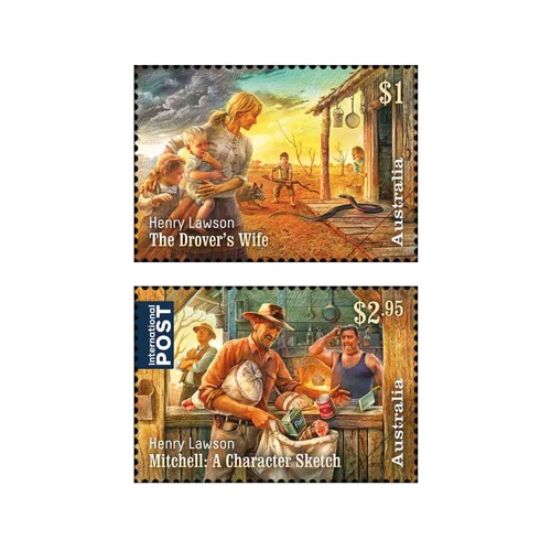 Australia 2017 Henry Lawson, 1867–1922 Set of 2 MUH (994)