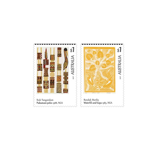 Australia 2017 Art of the North Set of 2 Self-adhesive Ex Booklet MUH(1027)