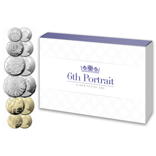 Australia 2020 Six Coin Proof Year Set QEII 6th Portrait Clark Effigy 