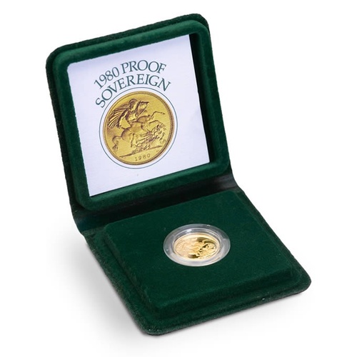 UK 1980 Gold Proof Sovereign Coin