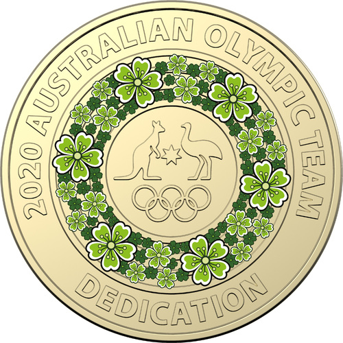 Australia 2020 End of WWII 75th Anniversary 2 Coloured UNC Coin