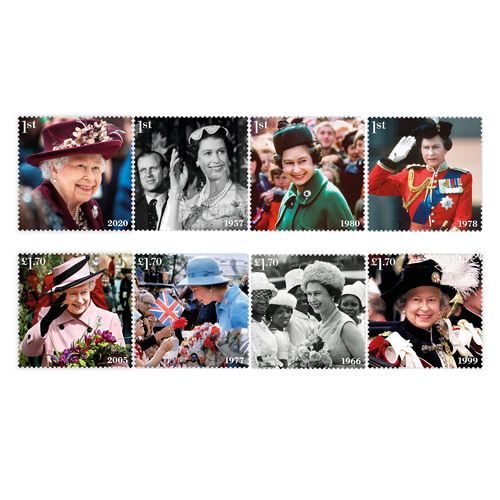 Great Britain 2022 Her Majesty The Queen's Platinum Jubilee Set of 8 Stamps MUH