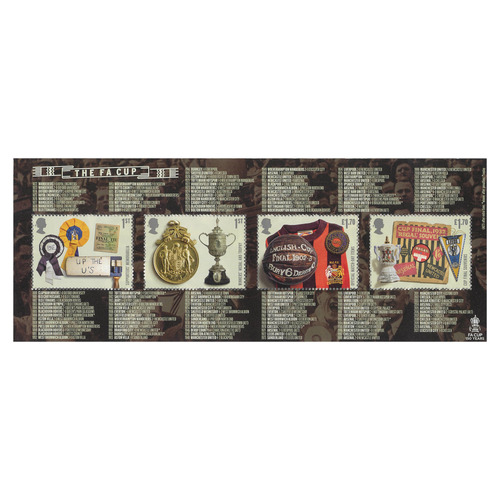 Great Britain 2022 The FA Cup Miniature Sheet of 4 Stamps MUH